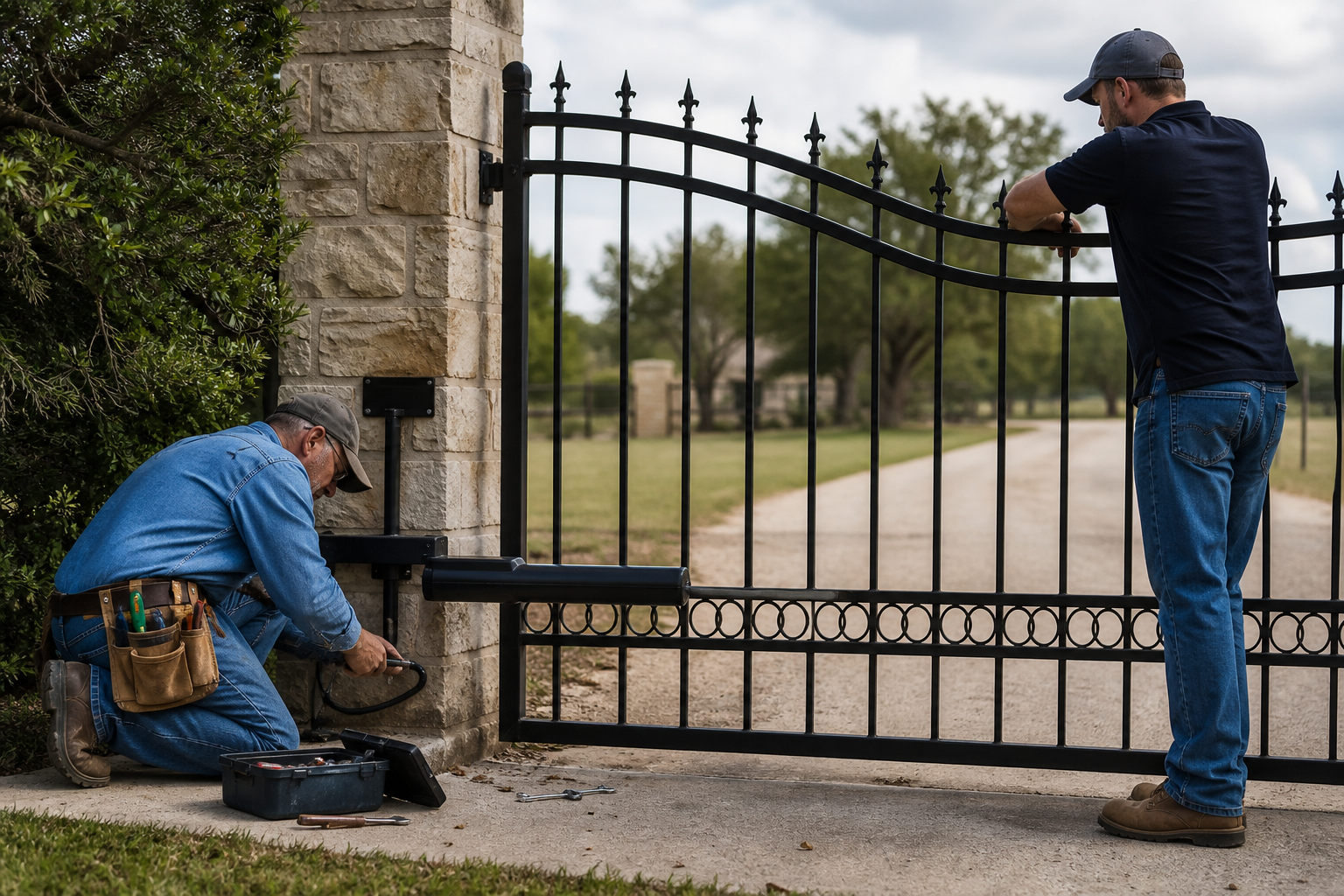 DIY vs. Professional Gate Repair: What Atascosa Homeowners Should Know
